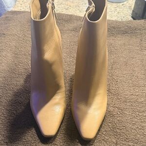Vince Camuto Tan Ankle Booties 4 inch heel
